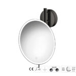Καθρέπτης Μακιγιάζ PVD Gun Metal Polished SANCO