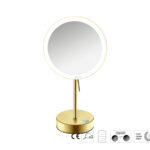 Καθρέπτης Μακιγιάζ PVD Golden Brass Brushed SANCO