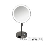 Καθρέπτης Μακιγιάζ PVD Gun Metal Polished SANCO