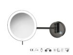 Καθρέπτης Μακιγιάζ PVD Gun Metal Polished SANCO