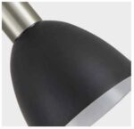 SE21-NM-4-NM2-MS2  ADEPT TUBE Nickel Matt Pendant Black Metal Shade+ - Image 2