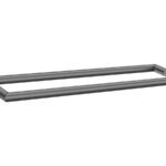 Γυάλινη Πόρτα PVD Gun Metal Brushed SANCO