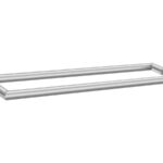 Γυάλινη Πόρτα PVD Νίκελ Steel SANCO