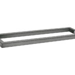 Γυάλινη Πόρτα PVD Gun Metal Brushed SANCO