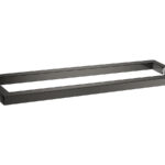 Γυάλινη Πόρτα PVD Gun Metal Polished SANCO