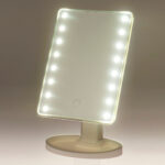 Καθρέπτης Μακιγιάζ PP με LED Φωτισμό 16.3x11.5x26.5cm White MRShome - Image 2