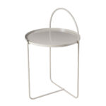 Side Table Μεταλλικό Φ40x65cm Sand MRShome