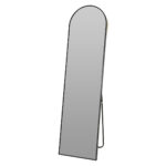 Επιδαπέδιος Καθρέπτης Αλουμινίου 150cm Black MRShome
