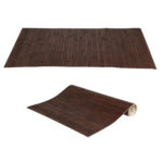 Πατάκι Μπάνιου από Bamboo 50x80cm Dark Brown MRShome
