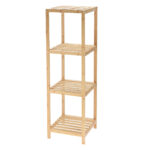 Ραφιέρα Μπάνιου 4 Επιπέδων από Bamboo 34x33x111cm MRShome