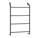 Κρεμάστρα Πόρτας Μεταλλική 44.5x15.5x73cm Black MRShome