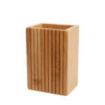 Ποτήρι Οδοντόβουρτσας από Bamboo 8.8x6.6x12.4cm MRShome