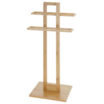 Επιδαπέδια Κρεμάστρα 2 Θέσεων από Bamboo 37x25x85cm MRShome