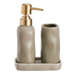 Σετ Μπάνιου Stoneware 3 Τεμαχίων Sand 7530U MRShome