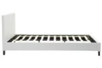 Κρεβάτι Nevil pakoworld 150x200 PU χρώμα λευκό ματ - Image 5