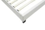 Κρεβάτι Nevil pakoworld 100x200 PU χρώμα λευκό ματ - Image 6