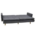 Καναπές-κρεβάτι Flexible pakoworld σε ανθρακί ύφασμα 198x87x76εκ - Image 7