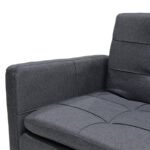 Καναπές-κρεβάτι Flexible pakoworld σε ανθρακί ύφασμα 198x87x76εκ - Image 8