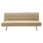 Καναπές-κρεβάτι Travis pakoworld 3θέσιος με ύφασμα μπεζ 175x83x74εκ - Image 3