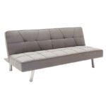 Καναπές-κρεβάτι Travis pakoworld 3θέσιος ύφασμα γκρι 175x83x74εκ - Image 2