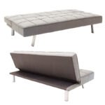 Καναπές-κρεβάτι Travis pakoworld 3θέσιος ύφασμα γκρι 175x83x74εκ - Image 5