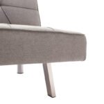 Καναπές-κρεβάτι Travis pakoworld 3θέσιος ύφασμα γκρι 175x83x74εκ - Image 7
