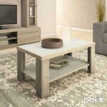 Τραπέζι σαλονιού RIANO pakoworld χρώμα sonoma 89,5x49,5x42,5εκ - Image 2