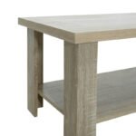 Τραπέζι σαλονιού RIANO pakoworld χρώμα sonoma 89,5x49,5x42,5εκ - Image 4