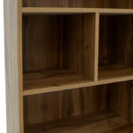 Βιβλιοθήκη Lucinda pakoworld oak 120x29.8x180.5εκ - Image 5