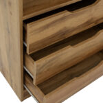 Βιβλιοθήκη Lucinda pakoworld oak 120x29.8x180.5εκ - Image 6