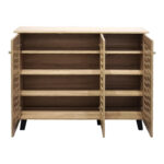 Παπουτσοθήκη-ντουλάπι Mantam pakoworld 16 ζεύγων sonoma 115.5x34x87εκ - Image 5