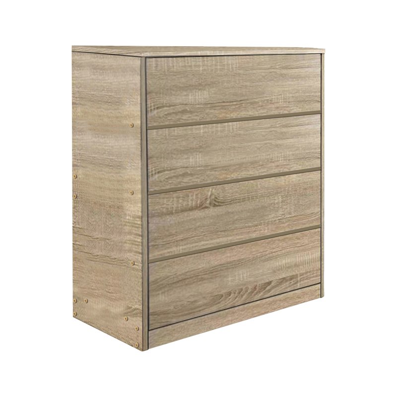 072-000113 Συρταριέρα Kuanger pakoworld mdf σε φυσική απόχρωση 80x40x89εκ - Image 1