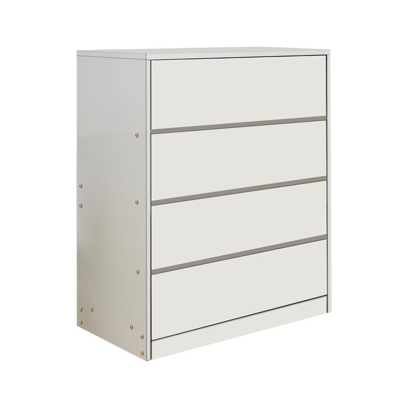 072-000114 Συρταριέρα Kuanger pakoworld mdf σε λευκή απόχρωση 80x40x89εκ - Image 1