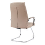 Καρέκλα επισκέπτη Siquel I pakoworld pu σε cappuccino απόχρωση 58x62x105εκ - Image 2