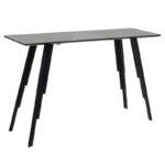 Κονσόλα Lifo pakoworld MDF ανθρακί cement-μαύρο 120x40x75εκ - Image 2