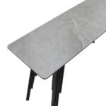 Κονσόλα Lifo pakoworld MDF ανθρακί cement-μαύρο 120x40x75εκ - Image 4