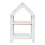 Ραφιέρα τ. Montessori Zoilen pakoworld λευκό-ροζ mdf 50x30x80εκ - Image 2