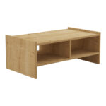 Τραπέζι σαλονιού Tiena pakoworld σε oak απόχρωση 90x50x35εκ - Image 2