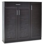 Παπουτσοθήκη-ντουλάπι SANTE pakoworld 30 ζεύγων χρώμα wenge 120x37x123εκ - Image 2
