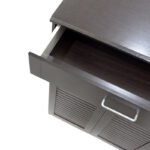 Παπουτσοθήκη-ντουλάπι SANTE pakoworld 30 ζεύγων χρώμα wenge 120x37x123εκ - Image 5