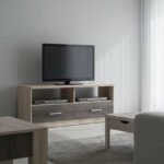 Έπιπλο τηλεόρασης OLYMPUS pakoworld χρώμα castillo-toro 120x39,5x50εκ