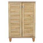Παπουτσοθήκη-ντουλάπι SANTO pakoworld 10 ζεύγων χρώμα sonoma 60x34,5x91,5εκ - Image 5