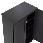 Παπουτσοθήκη-ντουλάπι SANTO pakoworld 10 ζεύγων χρώμα wenge 60x34,5x91,5εκ - Image 7