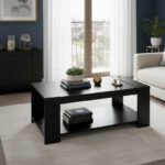 Τραπέζι σαλονιού OLYMPUS pakoworld χρώμα wenge 110x51x42,5εκ