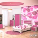 Κρεβάτι παιδικό Looney pakoworld σε χρώμα castillo-ροζ 100x200εκ - Image 2