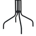 Τραπέζι Vergo pakoworld μαύρο μέταλλο Φ60x70εκ - Image 3