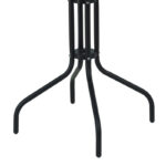 Τραπεζαρία Vergo-Obbi pakoworld 3τεμ μαύρο μέταλλο Φ60x70εκ - Image 7