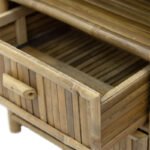 Κομοδίνο Ofra pakoworld bamboo φυσικό 56x46x69εκ - Image 4