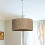 Φωτιστικό οροφής μονόφωτο PWL-1184 pakoworld Ε27 καφέ Φ40x20εκ - Image 3