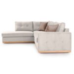 Γωνιακός καναπές δεξιά γωνία Boston pakoworld ύφασμα cream-mocha 280x225x90εκ - Image 4